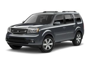Текстильные коврики на HONDA PILOT 2 2008-2013
