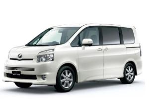 Текстильные коврики на TOYOTA VOXY II (R70) 2007-2013 ПРАВЫЙ РУЛЬ 